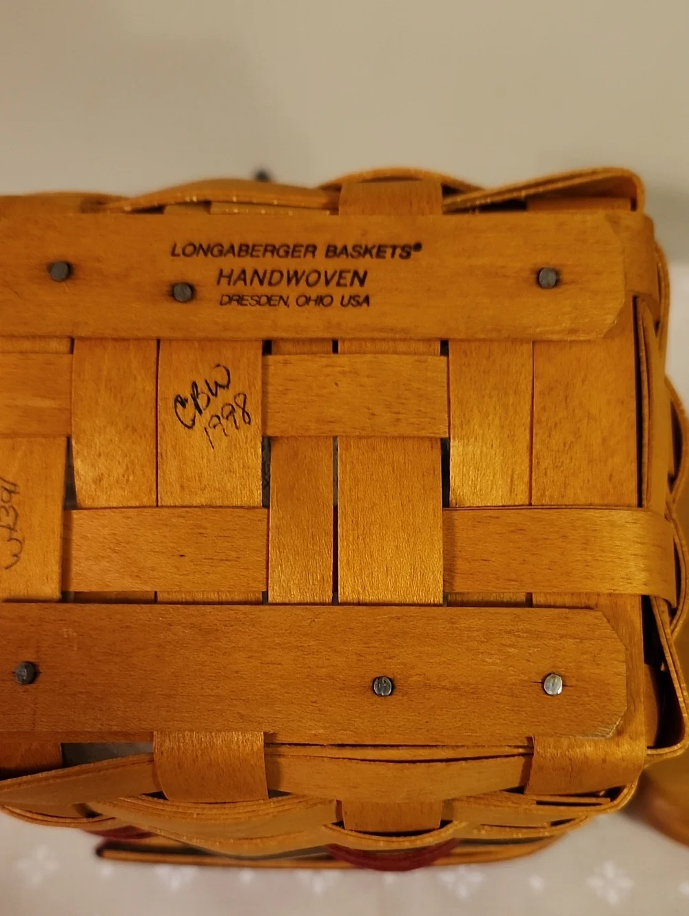Longaberger woven basket
